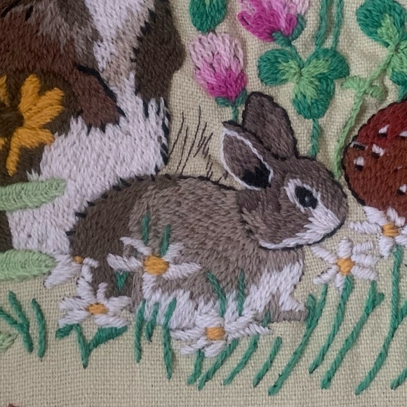 Vtg. Completed Needlepoint Columbia Minerva Erica Wilson “To Love Something - Picture 12 of 12